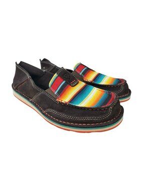 Ariat Serape Slip On Leather Casual Driving Moc Women’s 7.5B Western